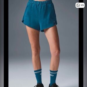 ALO Yoga Eclipse Blue Dolphin Shorts